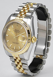 Rolex Oyster Perpetual DateJust 36mm - 116233 - Champagne Gold Dial