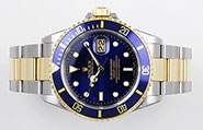 Rolex Oyster Perpetual Submariner 16613 18K/SS Blue Dial Blue Bezel