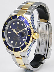 Rolex Oyster Perpetual Submariner 16613 18K/SS Blue Dial Blue Bezel