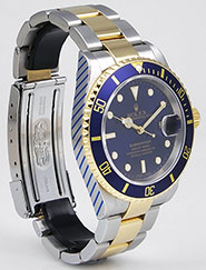 Rolex Oyster Perpetual Submariner 16613 18K/SS Blue Dial Blue Bezel