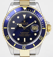 Rolex Oyster Perpetual Submariner 16613 18K/SS Blue Dial Blue Bezel