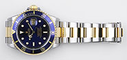 Rolex Oyster Perpetual Submariner 16613 18K/SS Blue Dial Blue Bezel