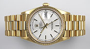 Rolex Oyster Perpetual Day-Date 18238 - Silver Dial