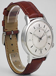 Jaeger LeCoultre Memovox Steel Jumbo - Silver Dial