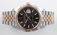 Rolex Oyster Perpetual DateJust 41mm 18K/SS Everose Gold - 126331 - Chocolate Dial