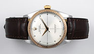 Rolex Oyster Perpetual Zephyr 18K/SS - Silver Dial