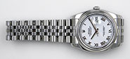 Rolex Oyster Perpetual DateJust 116200 - White Roman Dial