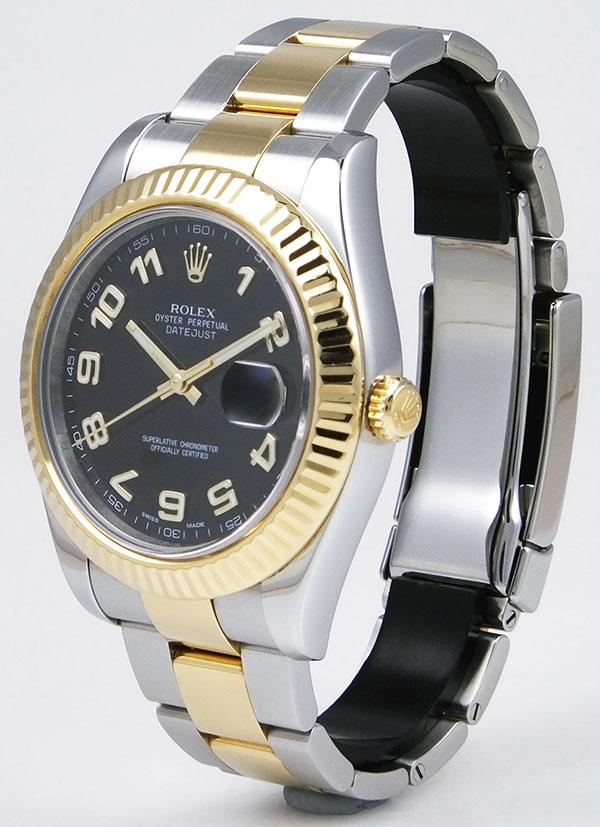 Rolex Oyster Perpetual DateJust II 41mm 116333 Black Numbered Dial B 