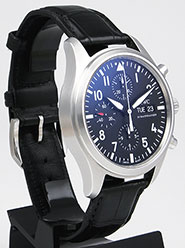 IWC Pilot's Pilots Watch Mark Chronograph IW371701- Black Dial