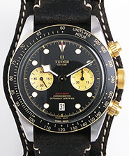 Tudor Black Bay Chronograph in 18K/SS Dark Brown Leather 79363N