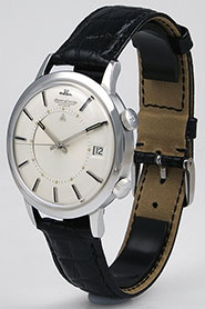 Jaeger LeCoultre Memovox Steel Jumbo - Silver Dial