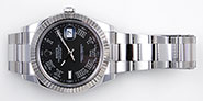 Rolex Oyster Perpetual DateJust II 41mm - 116334 - Factory Rhodium Diamond-Set Dial