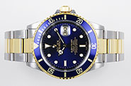 Rolex Oyster Perpetual Submariner 16613 18K/SS Black Dial Black Bezel