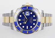 Rolex Oyster Perpetual Submariner 116613LB 18K/SS Blue Dial Blue Ceramic Bezel