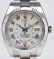 Rolex Oyster Perpetual Sky-Dweller 18K White Gold 326939 - Ivory White Dial