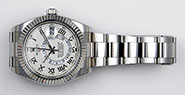 Rolex Oyster Perpetual Sky-Dweller 18K White Gold 326939 - Ivory White Dial