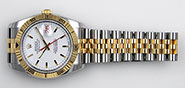 Rolex Oyster Perpetual DateJust 16233 - Champagne Diamond Dial