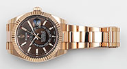 Rolex Oyster Perpetual Sky-Dweller 18K Everose (Pink) Gold 326935 - Chocolate Dial