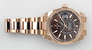 Rolex Oyster Perpetual Sky-Dweller 18K Everose (Pink) Gold 326935 - Chocolate Dial