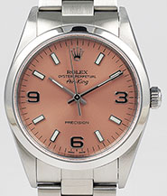 Rolex Oyster Perpetual Air-King Salmon Pink Dial 14000