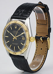 Rolex Oyster Perpetual DateJust Turn-o-Graph 1625 Black Dial 1967