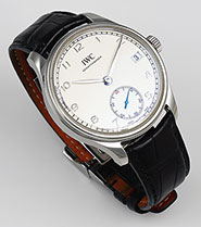 IWC Portuguese Portugieser 8 Day Stainless Steel IW510203 - White Dial