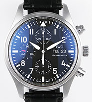 IWC Pilot's Pilots Watch Mark Chronograph IW371701- Black Dial