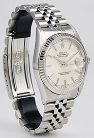 Rolex Oyster Perpetual DateJust 16234 - Silver Dial