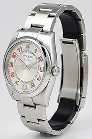 Rolex Oyster Perpetual Air-King Silver Concentric Dial 114200