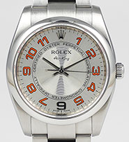 Rolex Oyster Perpetual Air-King Silver Concentric Dial 114200