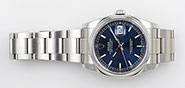 Rolex Oyster Perpetual DateJust 116200 - Dark Blue Metallic Dial