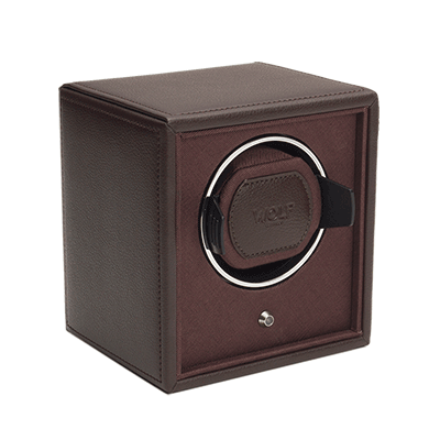 Wolf Cub Single Watch Winder In Brown